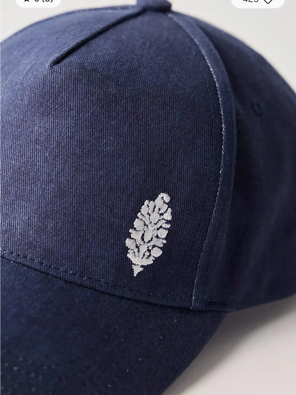 Free People All Set Snapback Hat. NWT midnight navy